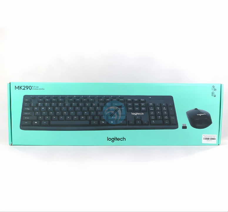 Bộ phím chuột không dây wireless LGT MK290 siêu tiết kiệm pin ( Tặng kèm quà tri ân) - Hàng chính hãng