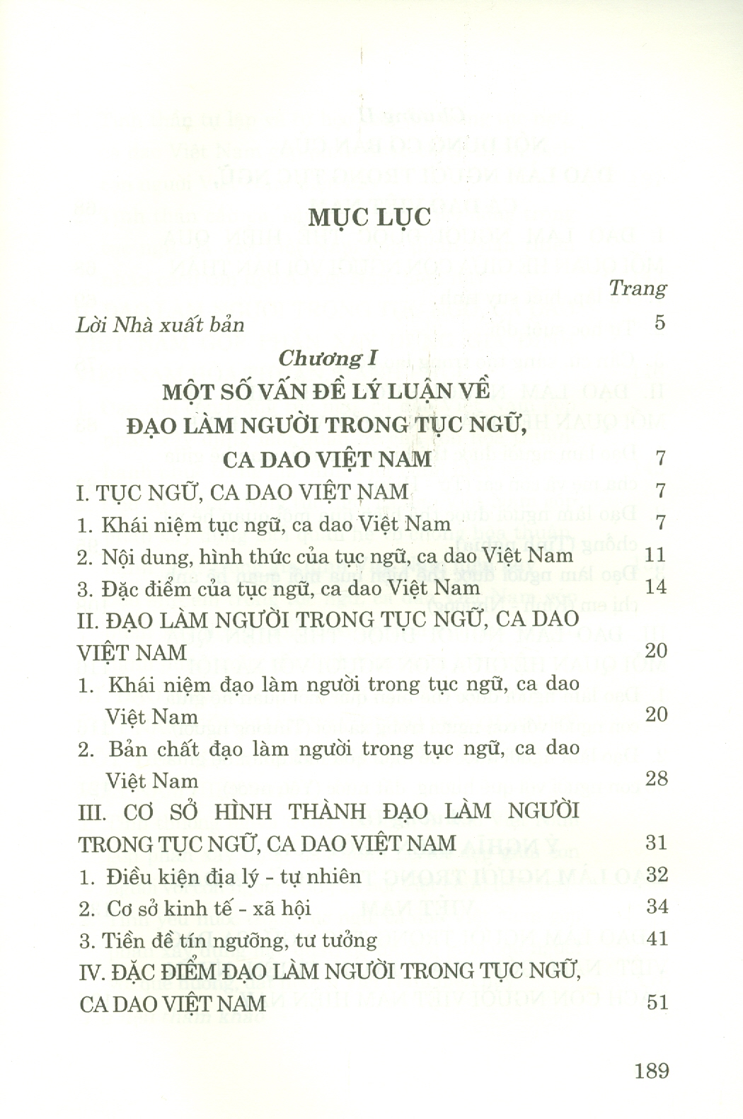 Đạo Làm Người Trong Tục Ngữ, Ca Dao Việt Nam