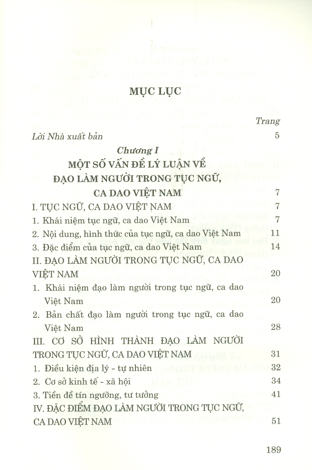 Đạo Làm Người Trong Tục Ngữ, Ca Dao Việt Nam