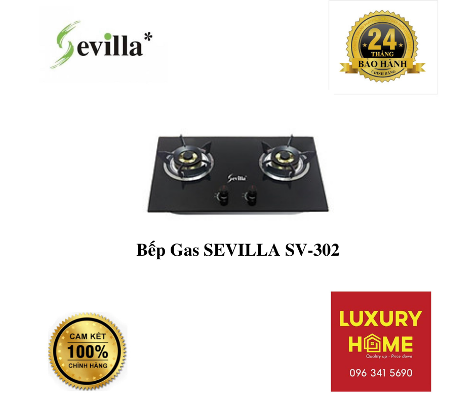 Bếp Gas SEVILLA SV-302 - Chính Hãng