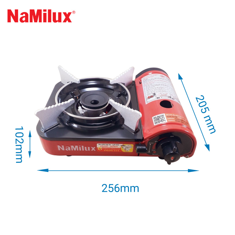 Bếp gas du lịch mini Namilux PS1711PF - Giao màu ngẫu nhiên - Hàng chính hãng