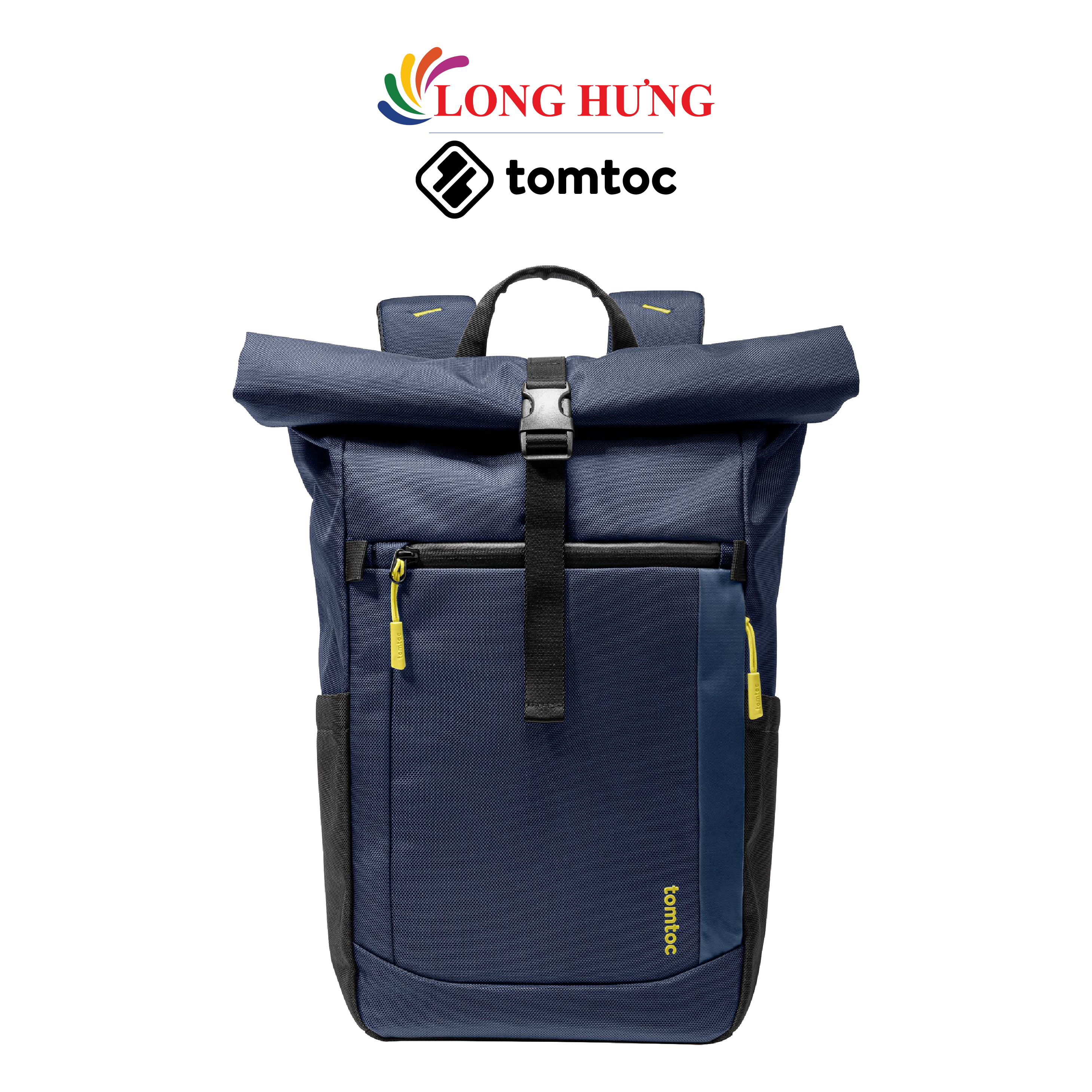 Ba lô Tomtoc Roll Top Travel Commute Casual Daypack Laptop Backpack 16 inch 23L T61M1 - Hàng chính hãng
