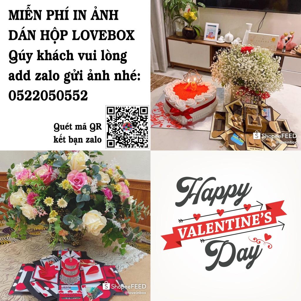 Hộp quà love box rẻ, đẹp MS1