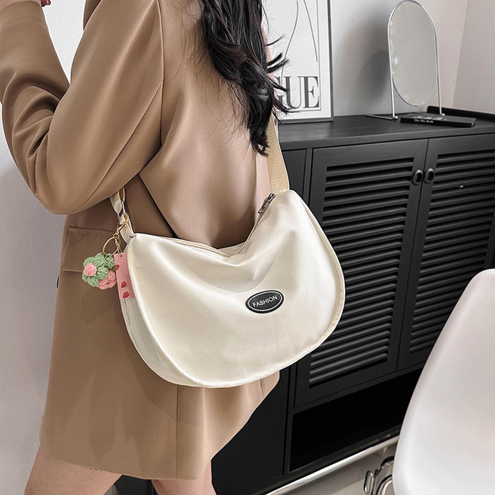 Large Capacity Crossbody Bag Shoulder Bag Casual Handbag Zipper Men Women Canvas Bag Pouch for Trekking Fishing Hiking Outdoor Sports Travel