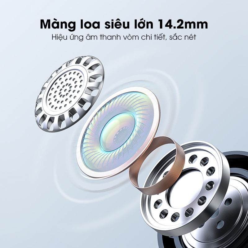 Tai Nghe Nhét Tai ACOME AW08 Tai Nghe Dây Kim Loại Thiết Kế In Ear Âm Thanh Sắc Nét - Hàng Chính Hãng