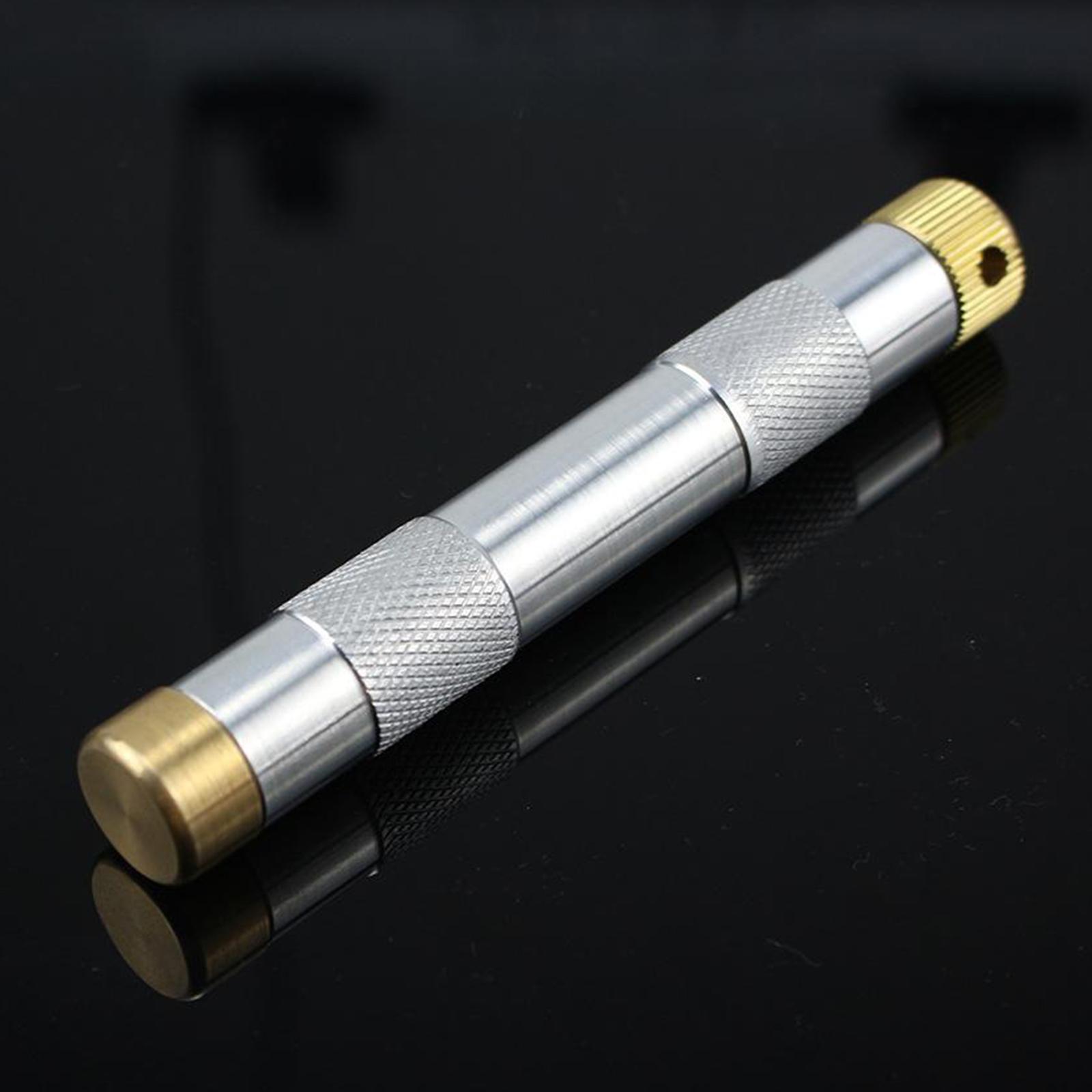 Outdoor Emergency Metal Fire Piston Camping Hunting Survival Tool Silver