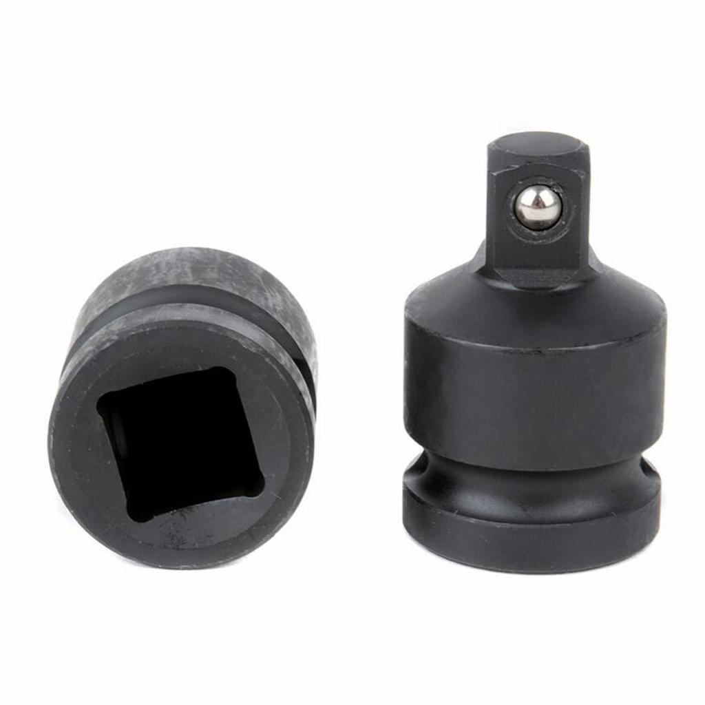 2Pcs 1/2-3/8" Ratchet Socket Adapter Reducer Converter Air Impact Wrench