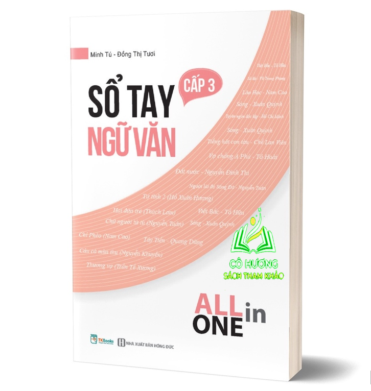 Sách - Sổ tay ngữ văn cấp 3 - All in one - MC