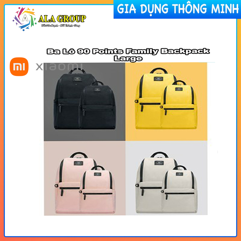 Ba Lô Xiaomi/90 Points Family Backpack Large, ba lô nam nữ, ba lô đeo vai - Hàng Chính Hãng