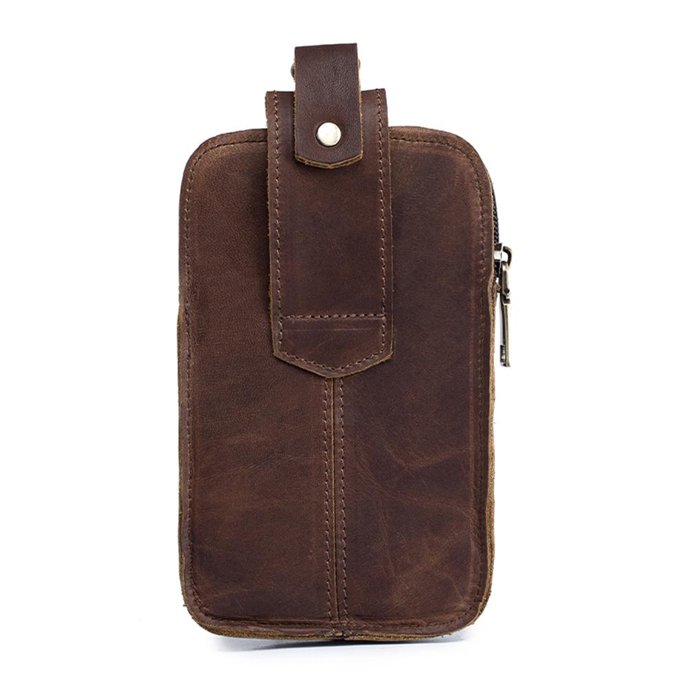 Túi Da Đựng Điện Thoại Móc Thắt Lưng Nằm Dọc Tiện Dụng Bullcaptain