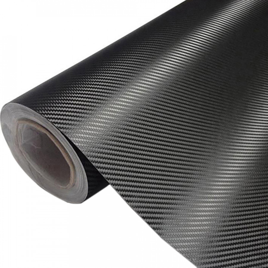 Cuộn Decal Cacbon 3D dùng để dán ô tô, xe máy màu Đen