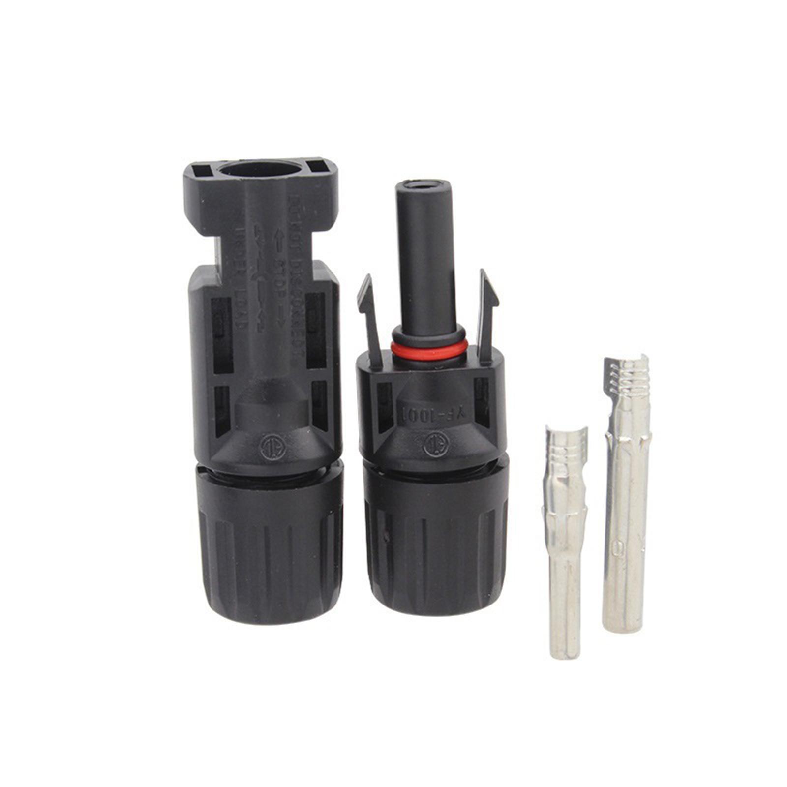 Solar Panel Cable Connectors 10 Pairs Male/Female Solar Panel Connectors