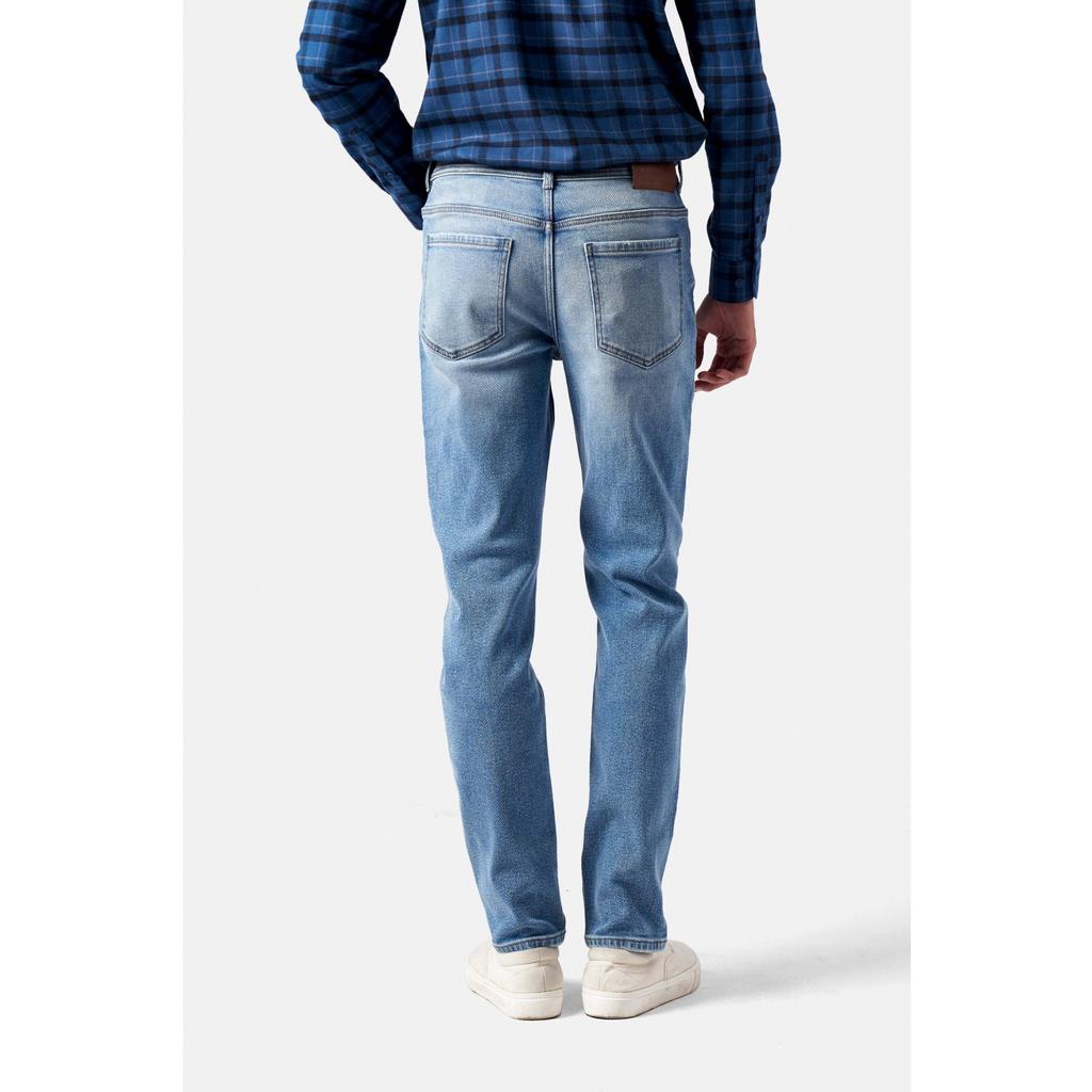 QUẦN JEAN TRƠN PREMIUM FORM SLIM - 10F22DPA024 | LASTORE MENSWEAR