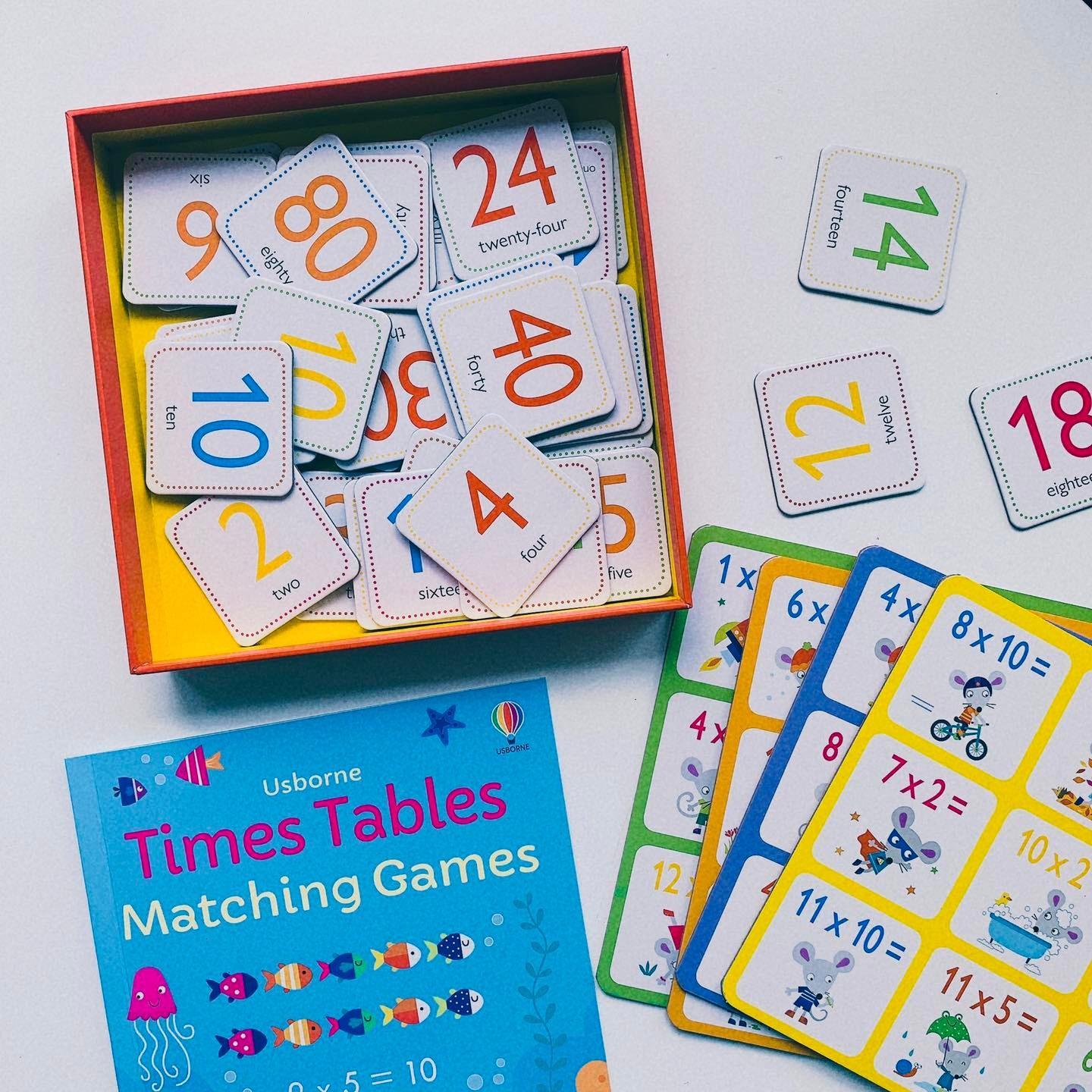 Times Tables Matching Games and Book