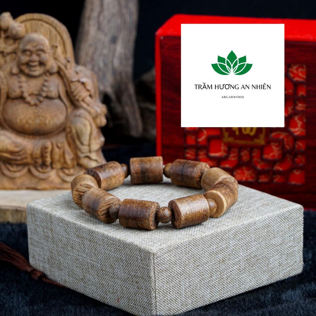 Vòng Tay Trầm Hương Tốc Tự Nhiên Trụ Trúc -Vòng Tay Phong Thủy - 8ly, 10ly, 12ly,14ly.