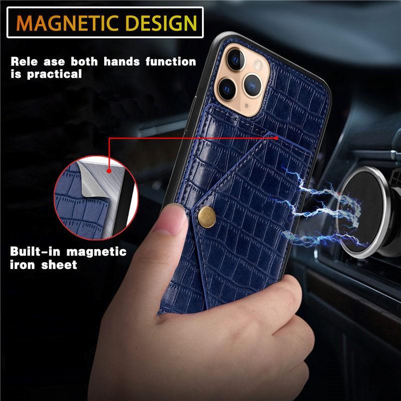 Bao Da Nắp Gập Có Ngăn Đựng Thẻ Cho Iphone Xs Max X Xr 8 7 6 6s Plus Se 2020