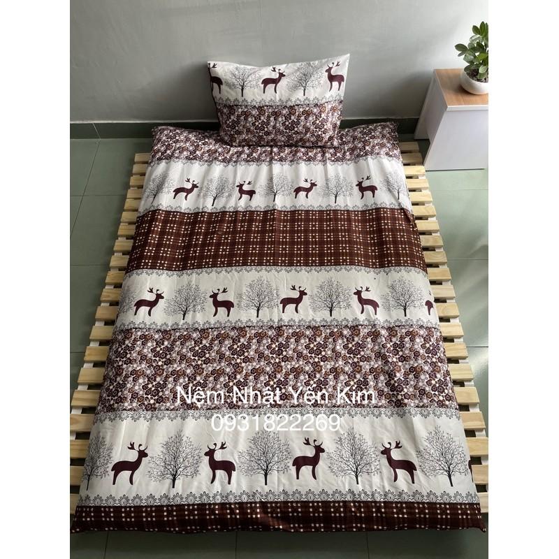 Drap bọc nệm bông xuất nhật có khoá kéo size 1mx2m, 1m2x2m, 1m4x2m,1m6x2m, 1m8x2m giúp bảo vệ nệm sạch sẽ
