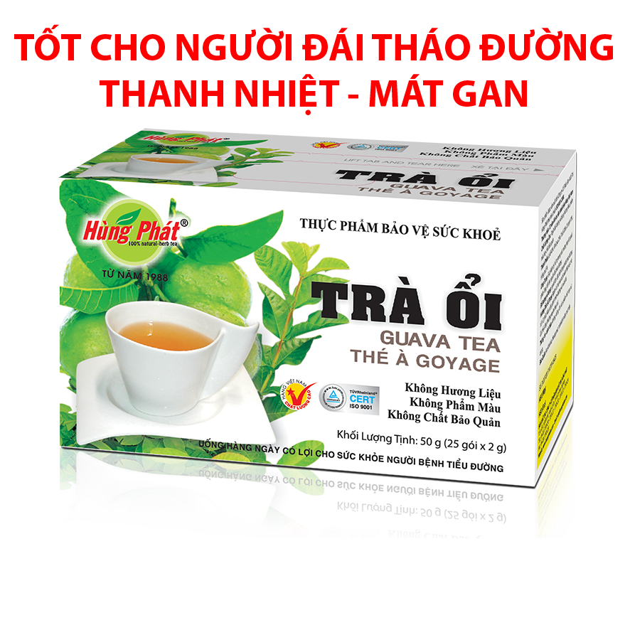 TRÀ ỔI - thanh nhiệt, mát gan, tốt cho tiểu đường - THƯƠNG HIỆU HÙNG PHÁT