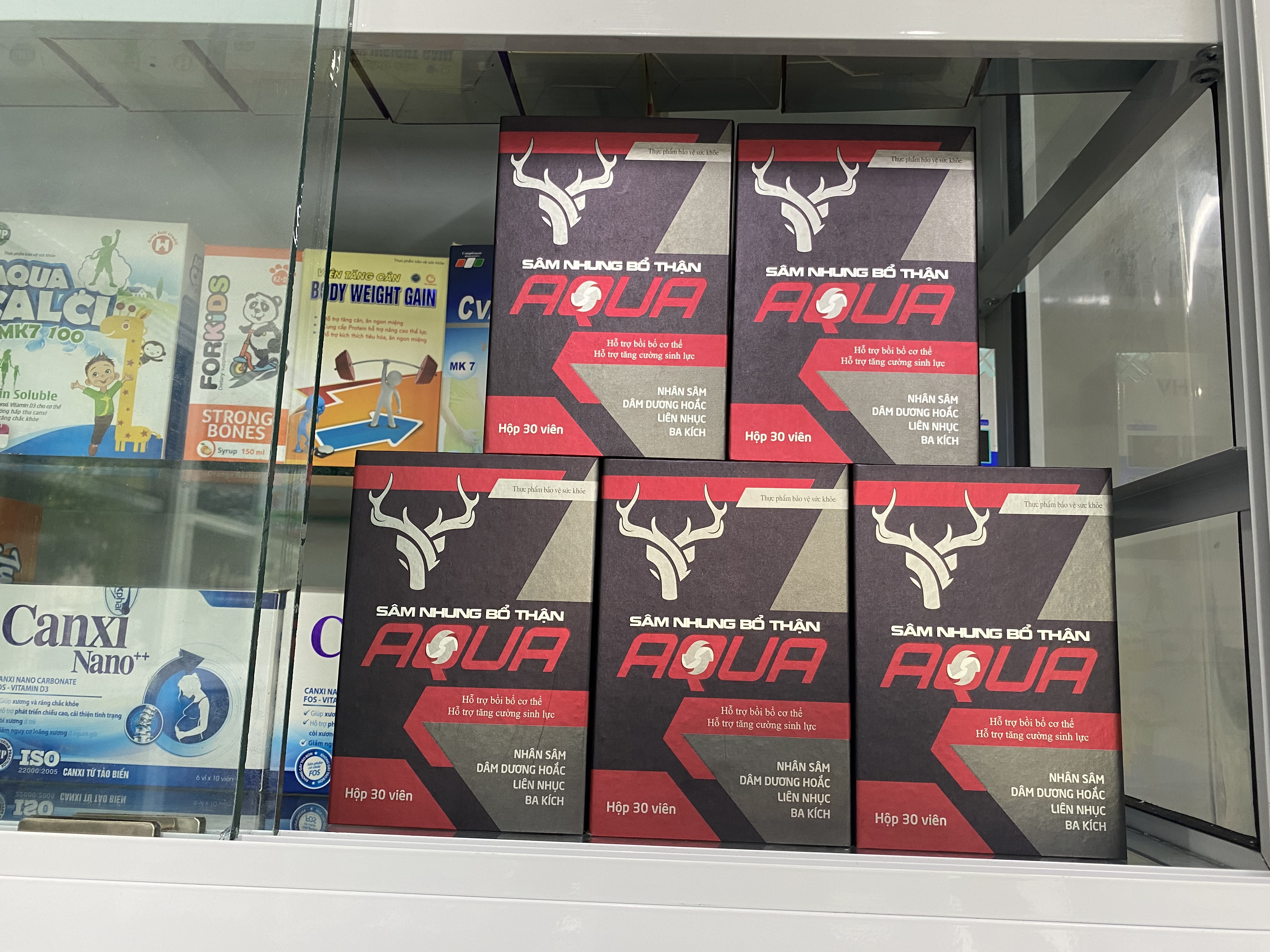 Sâm nhung bổ thận AQUA, hỗ trợ bồi bổ cơ thể, tăng cường sinh lực cho phái mạnh