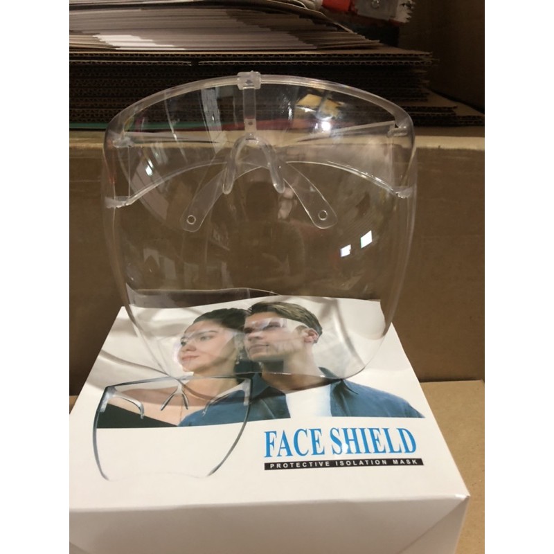 Kính chắn chống giọt bắn - Tấm chắn giọt bắn chuyên dụng có gọng FACE SHIELD