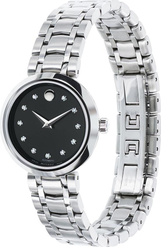 Đồng Hồ Nữ Dây Kim Loại Movado 0606919 (27mm) - Mặt Đen