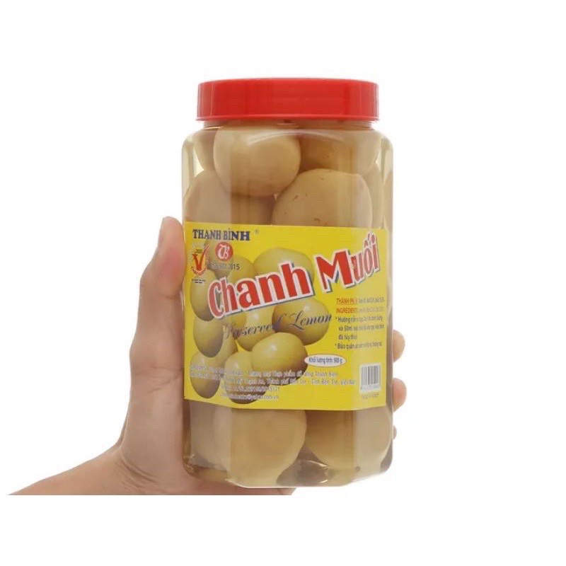 Hình ảnh Chanh muối trái Thanh Bình 900gr