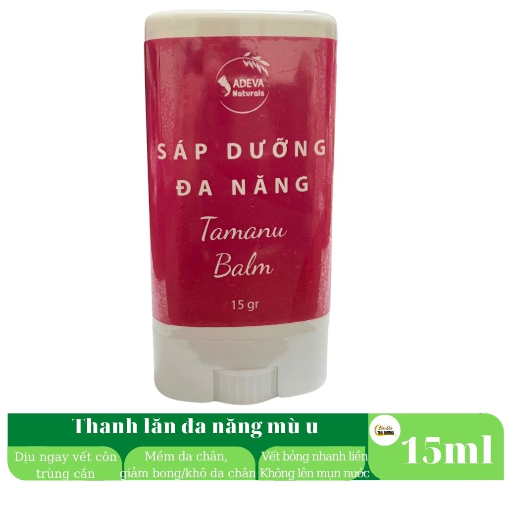 Thanh lăn đa năng mù u Adeva Noni - 15gr - Khử mùi hôi nách hôi chân, giúp vết bỏng không phồng rộp, dịu ngay vết côn trùng cắn, giảm nứt bàn chân. dùng được cho trẻ em