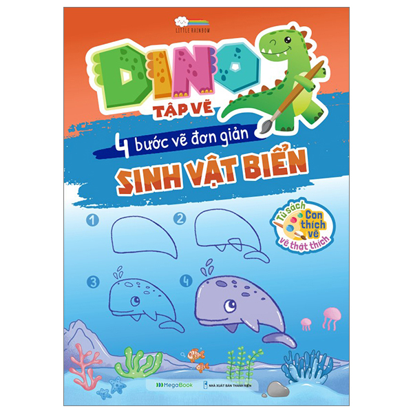 Dino Tập Vẽ - 4 Bước Vẽ Đơn Giản (MGB)