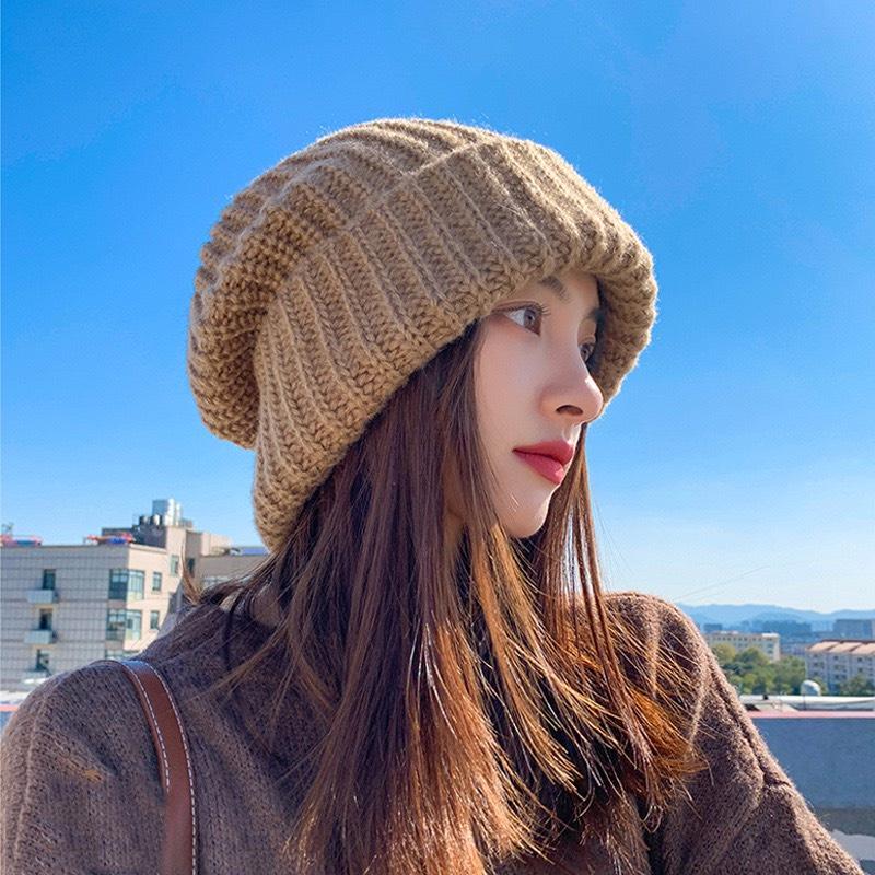 Mũ len BEANIE nam nữ bản to trùm đầu Maxshopdoc nón len trơn oversize unisex phong cách ullzang