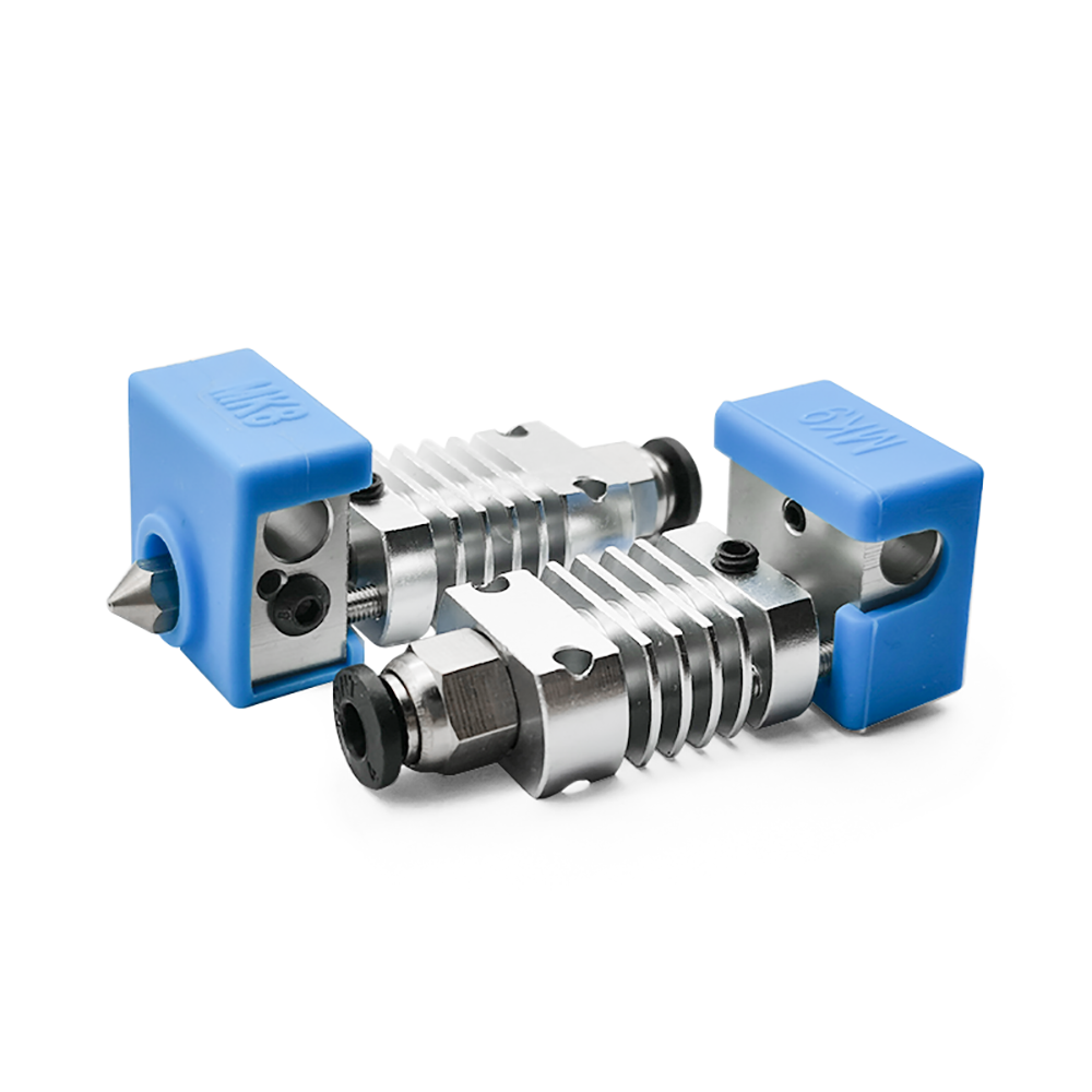 3D Máy In Phần Tất Cả Kim Loại Hotend Đùn Bộ CR-10 V2 CR-10S Ender 3/3S 3D Máy In Đùn Phần 1.75Mm Với Ốp Lưng Silicon