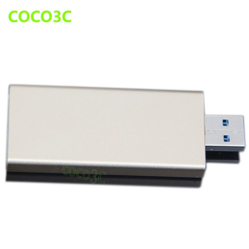 Hộp Chuyển Đổi Usb 3.0 Sang M.2 SATA SSD USB3.0 Sang NGFF B Key B + M Key adapter M2 Cho Transcend MTS400 PLEXTOR PX-128M6G-2242