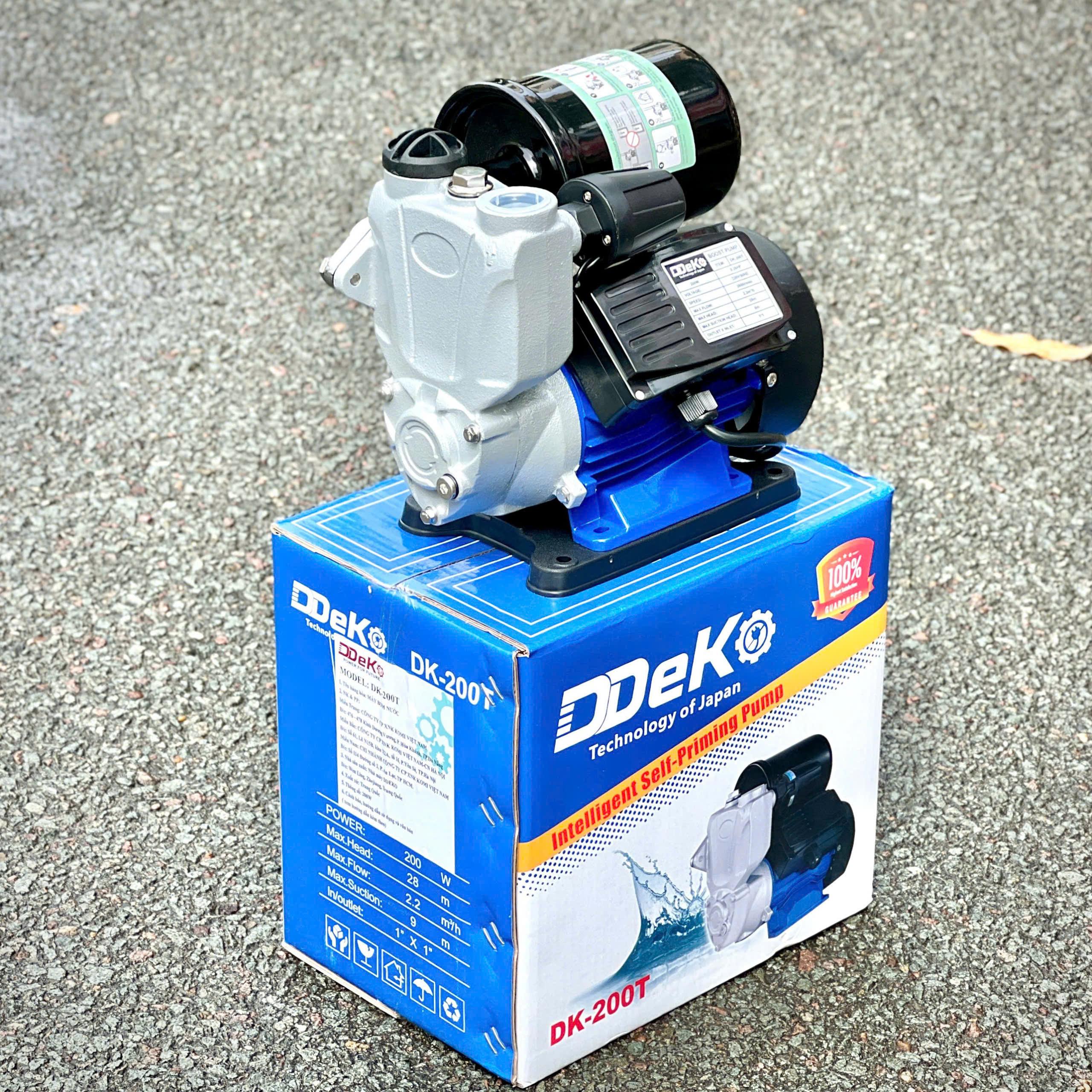 MÁY BƠM NƯỚC (TĂNG ÁP) 200W DK-200T DEKO - HÀNG CHÍNH HÃNG