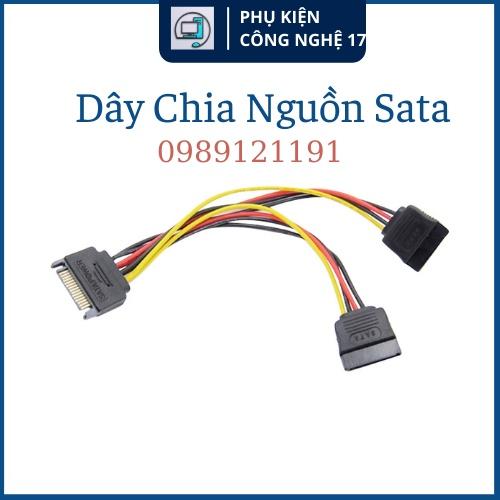 Cáp Chia Nguồn Ổ Cứng 1 ra 2 - Dây Nguồn HDD 1 Ra 2 - sata 1-2