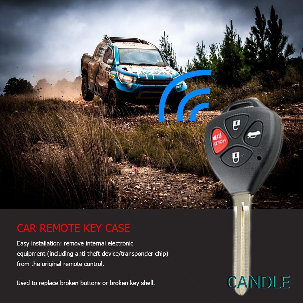Vỏ Chìa Khóa Điều Khiển Từ Xa 4 Nút Cho Toyota Camry Camry