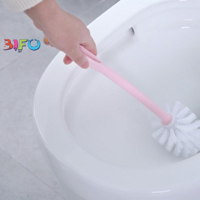 Chổi cọ rửa nhà tắm, bàn chải vệ sinh toilet cán dài tiện dụng