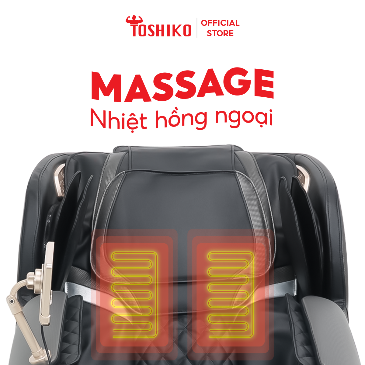 Ghế massage toàn thân công nghệ Nhật Bản Đa Năng Toshiko T6, sở hữu con lăn 3D cải tiến giúp massage đa chiều, đa dạng các bài massage khác nhau