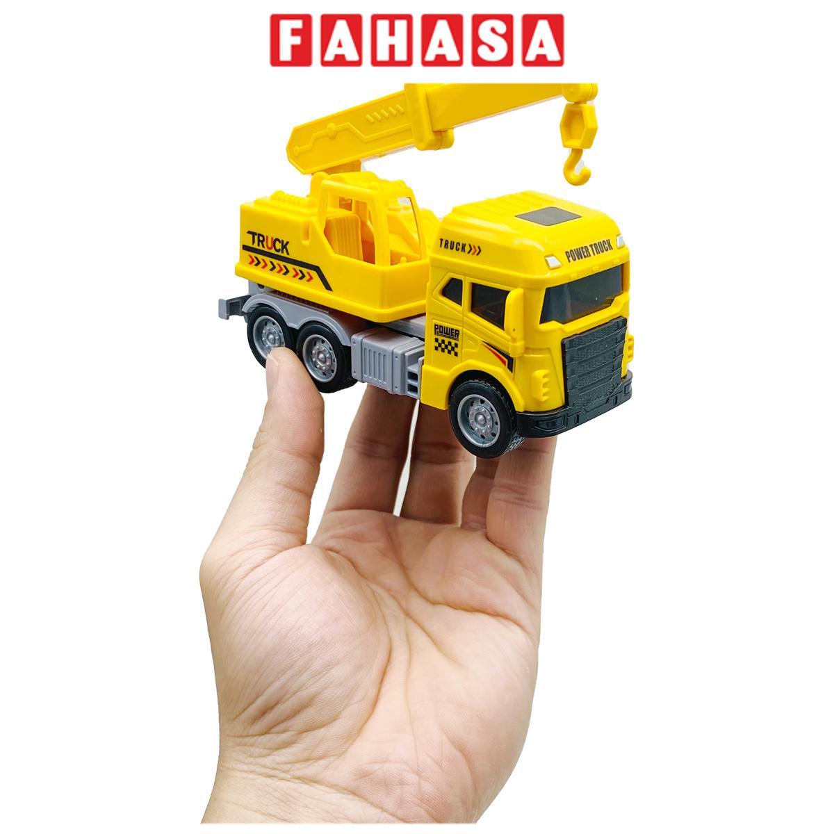 Đồ Chơi Mô Hình Xe Cần Cẩu Chạy Trớn - 7560 (580-18) - Màu Vàng