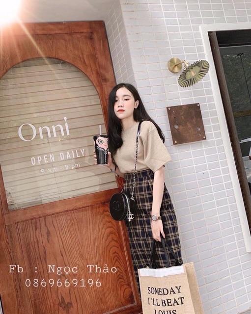 QUẦN SUÔNG ỐNG RỘNG - Hình Thật