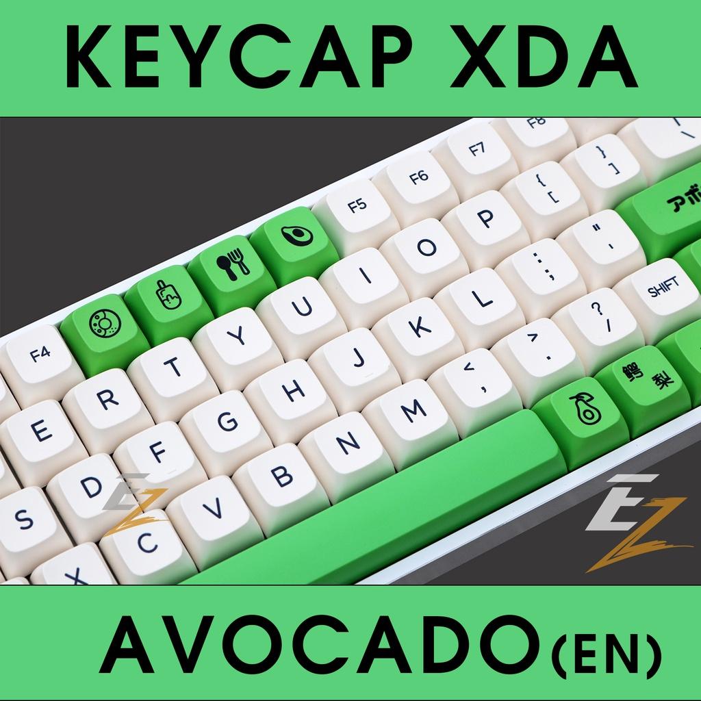 KEYCAP XDA THICK PBT AVOCADO &amp; MILK 137 PHÍM CHO BÀN PHÍM CƠ CỦA EZPC