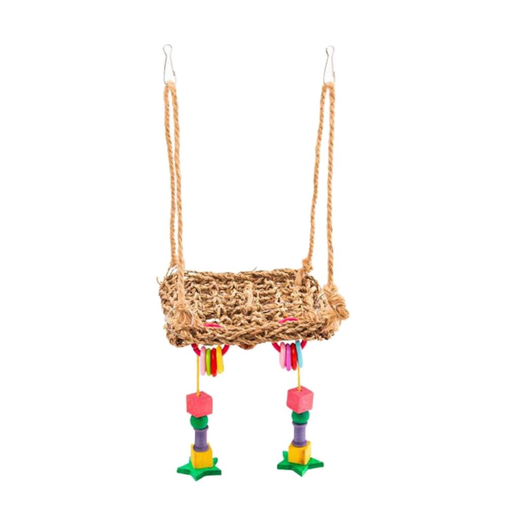 Cage Hanging Bed Hammock Birds Chew Swing Toys for Bird Parrot Pet Budgie