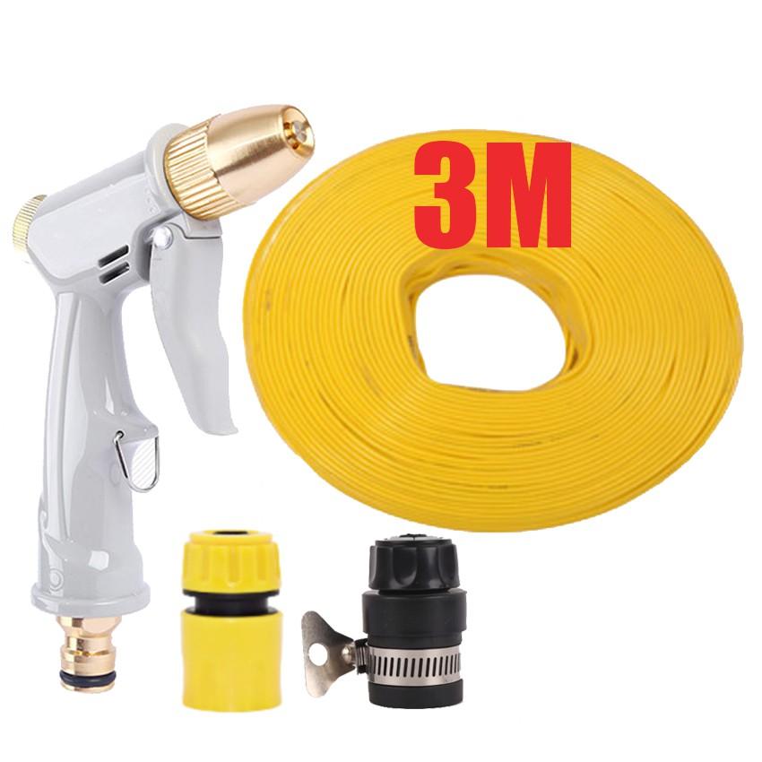 Bộ dây và vòi xịt rửa xe tưới cây tăng áp 3-5M  206846