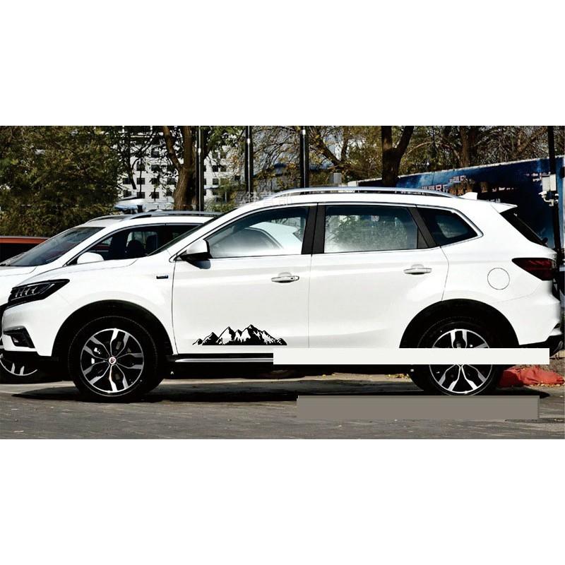 Tem Decal Ngọn Núi Dán Trang Trí Xe ô Tô Ms-329
