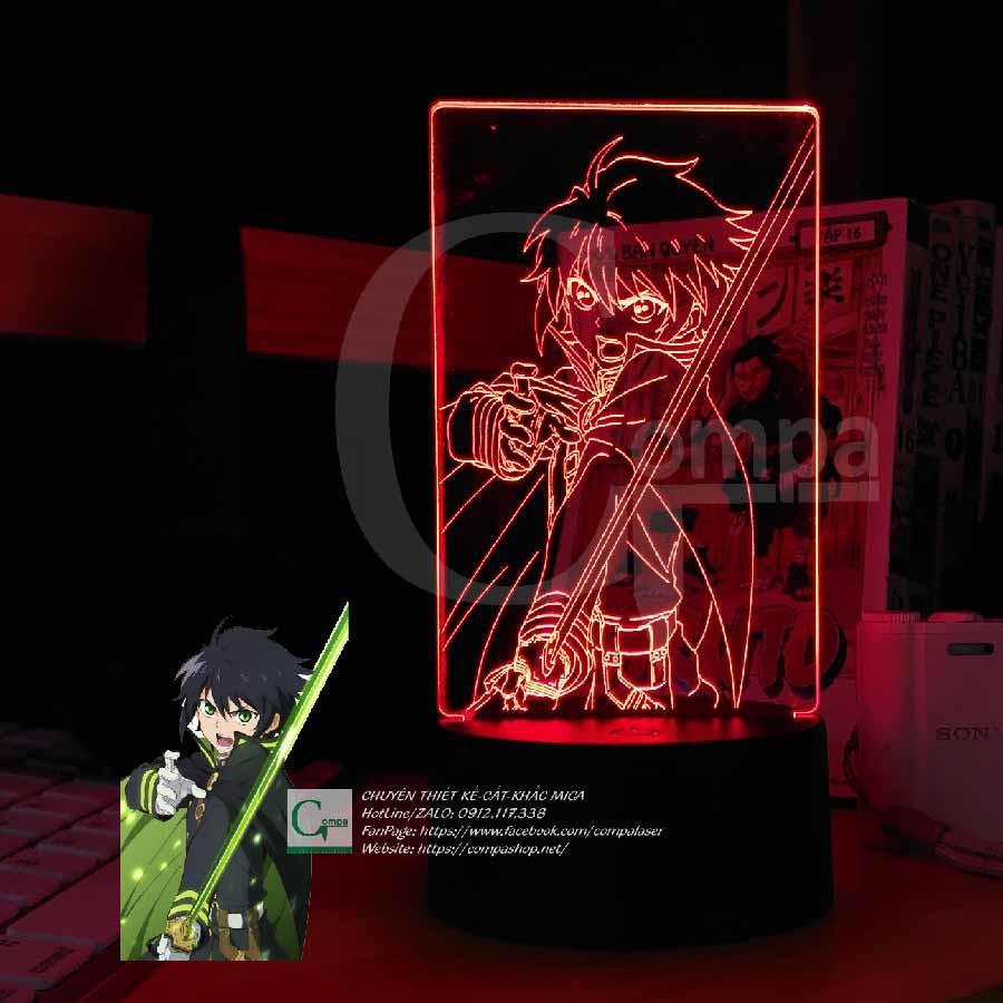 Đèn Ngủ Seraph of the End Yuichiro Hyakuya ASTE0201 16 màu tùy chỉnh - COMPASHOP