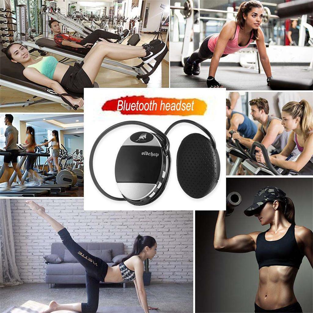 Bluetooth Headphones Over-Ear Stereo Sport Bluetooth Headphones Headset Black