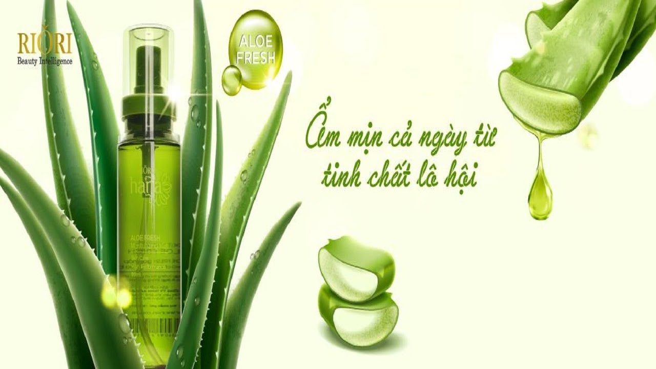 Xịt Khoáng Nha Đam Trà Xanh Cấp Ẩm Làm Dịu Da RIORI ALOE FRESH 80ml