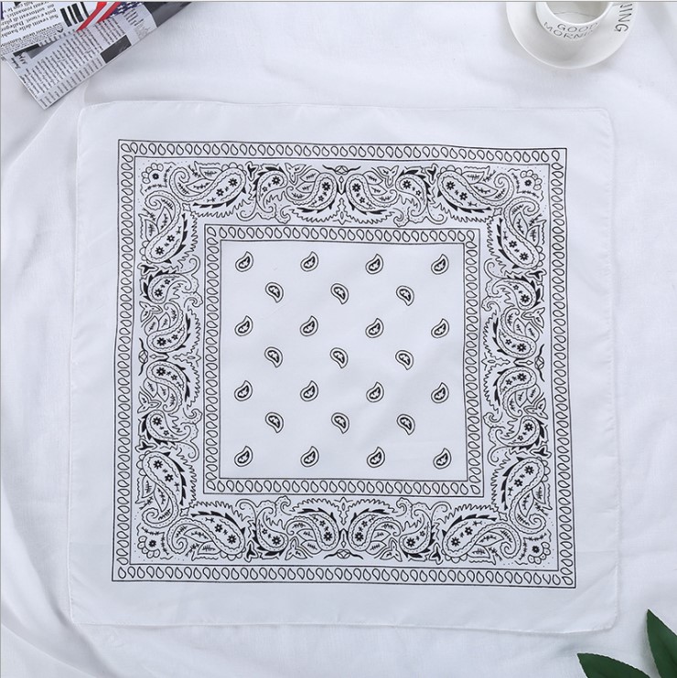 Khăn bandana turban vuông thời trang hàn quốc siêu nhiều màu tăng thêm điểm nhấn đầy tinh tế - Trắng