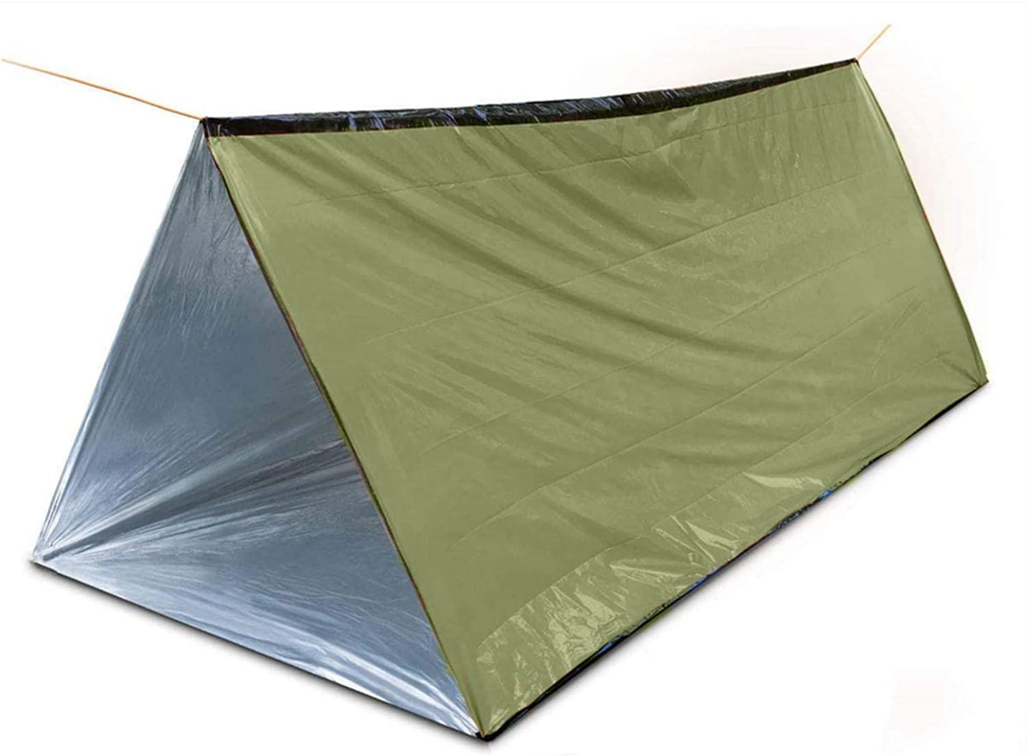 Nơi trú ẩn khẩn cấp, 150 x 250 cm, Mylar không thấm nước cho 1 người, Nơi trú ẩn nhiệt để đi bộ đường dài, cắm trại