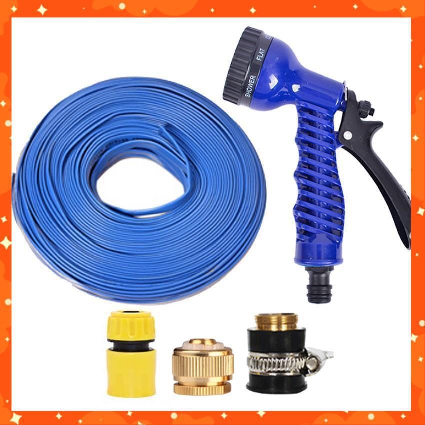 Bộ dây và vòi xịt tăng áp lực nước,rửa xe, tưới cây 15m  206843