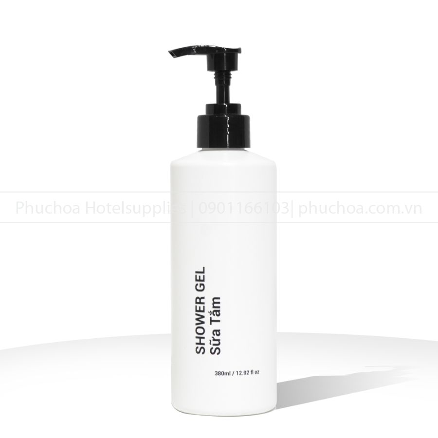 Bình dầu gội dầu tắm khách sạn gắn tường ẩn 380ml
