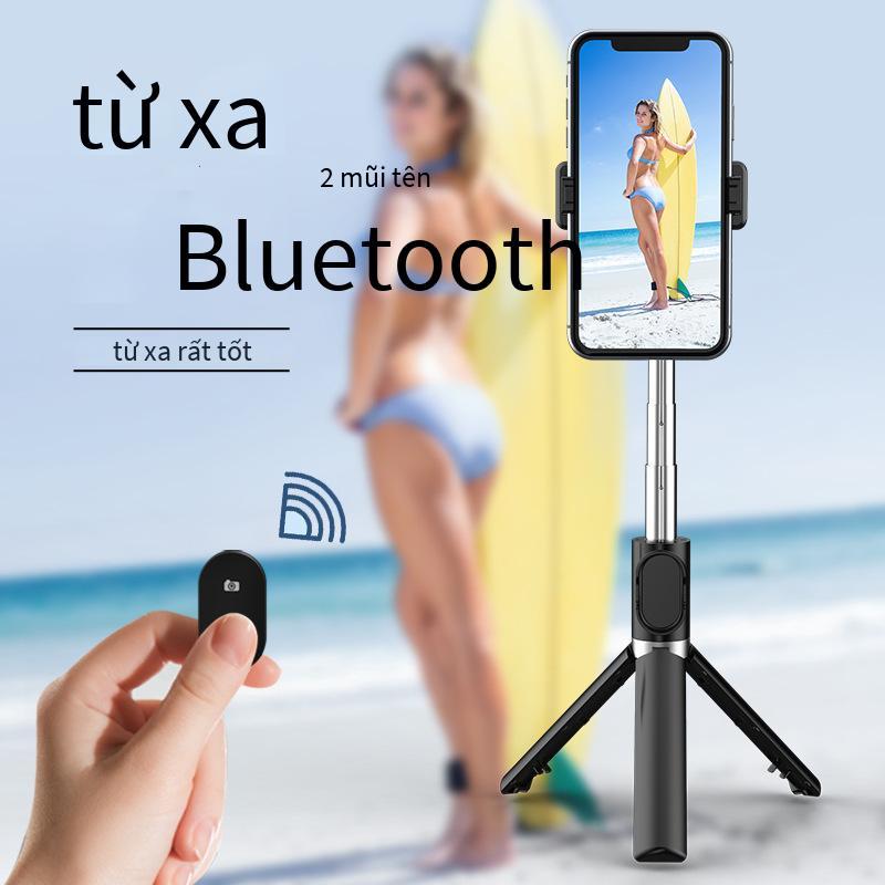 Phong cách mới nhất điện thoại di động P60 bán chạy Gậy selfie mở rộng Bluetooth với ống hợp kim nhôm tích hợp chân đế phát sóng trực tiếp ba chân đa chức năng